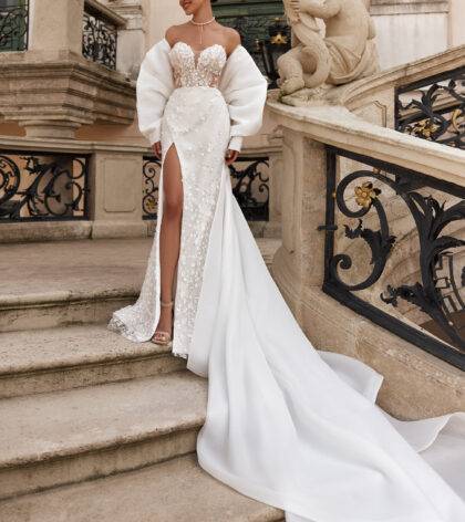 svatební šaty Praha model 3429 CROWN Wedding Salon
